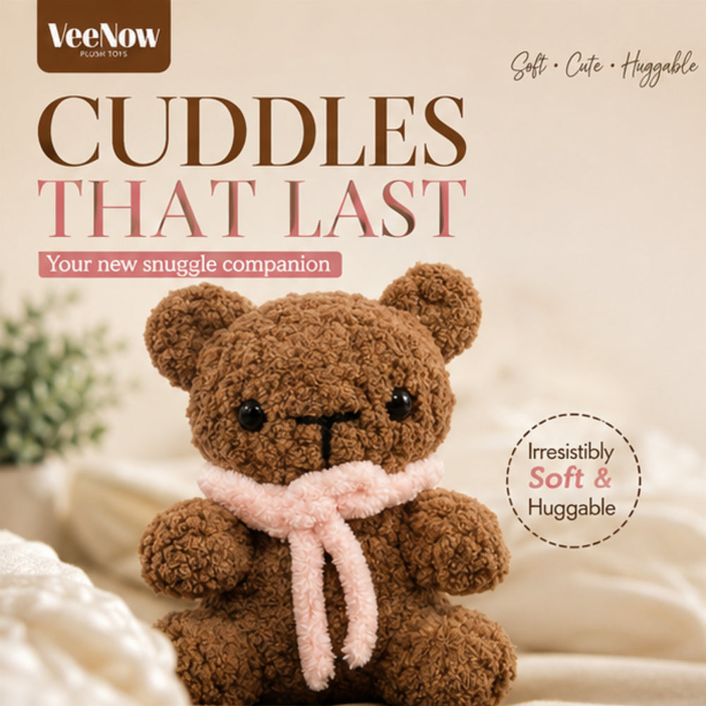 Theo the Small Chocolaty Brown Bear