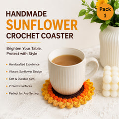 3d Sunflower Coaster (Pack of 1) thumbnail 1