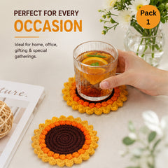 3d Sunflower Coaster (Pack of 1) thumbnail 3