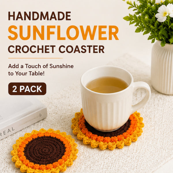 3d Sunflower Coaster (Pack of 2)