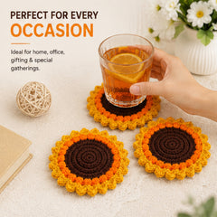 3d Sunflower Coaster (Pack of 4) thumbnail 3