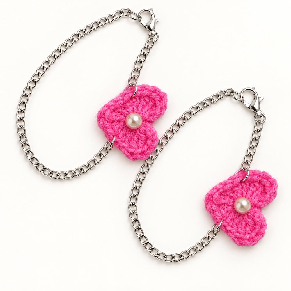 Heart bracelet (pack of 2) (in same color or mix and match color)