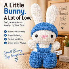 Big Ears Bunny with Orange Cap and Dress Overall thumbnail 6