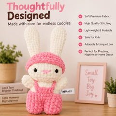 Big Ears Bunny with Orange Cap and Dress Overall thumbnail 7