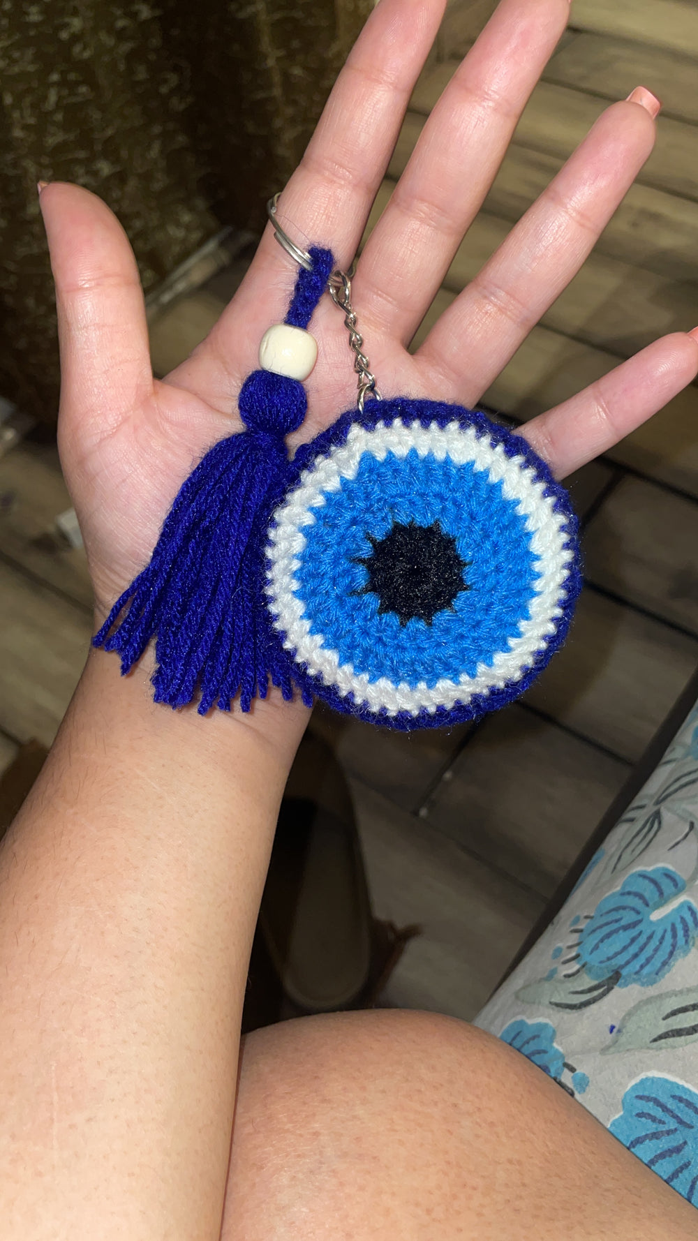 Evil Eye bag charm and keychain